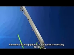 125*R385-29 لوله خم پمپ رنگ قرمز و سبک سفارشی برای کامیون پمپ بتن